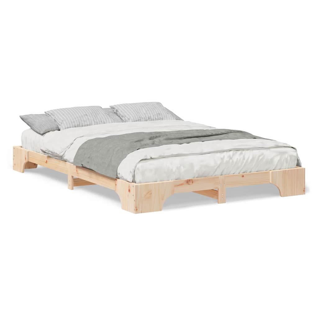 vidaXL Struttura letto a terra con archiviazione Marrone legno