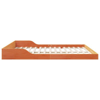 vidaXL Struttura del letto Cera marrone 200 x 200 cm