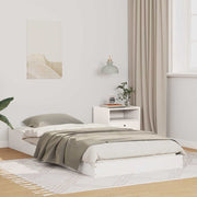 vidaXL Struttura del letto Bianco 90 x 200 cm Legno di pino massello