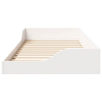 vidaXL Struttura letto a terra Bianco 90 x 200 cm
