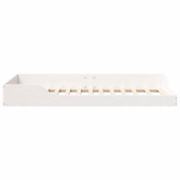 vidaXL Struttura letto a terra Bianco 75 x 190 cm