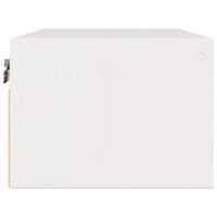 Comodino 2 pz-Set di 2 Tavolino da notte Bianco 50 x 32,5 x 24 cm Legno di pino massello