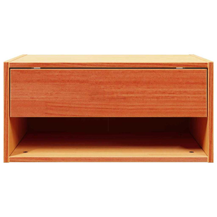 Comodino con cassetto-Tavolino da notte Marrone cerato 50 x 32,5 x 24 cm