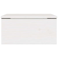 vidaXL Comodino 2 pcs Bianco 37 x 35 x 18.5 cm Legno di pino massello