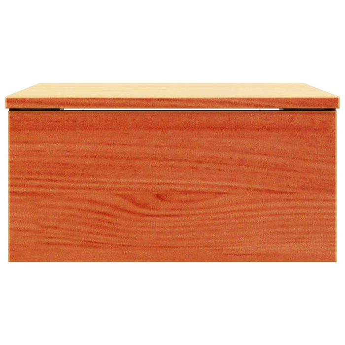 Comodino con cassetto-Tavolino da notte Marrone cerato 37 x 35 x 18,5 cm