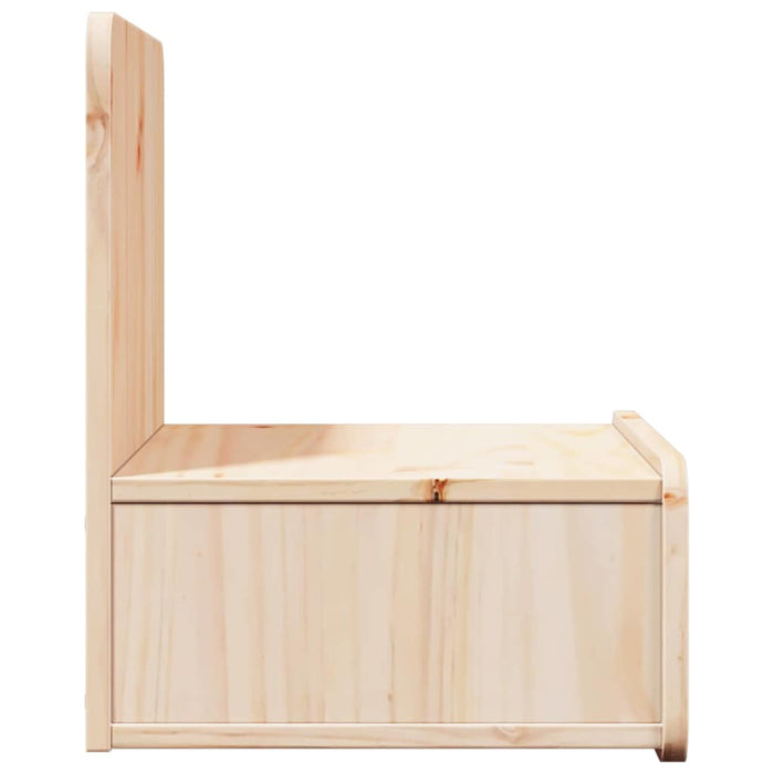 Comodino 2 pz-Set di 2 Tavolino da notte Marrone 44 x 32,5 x 40 cm Legno di pino massello