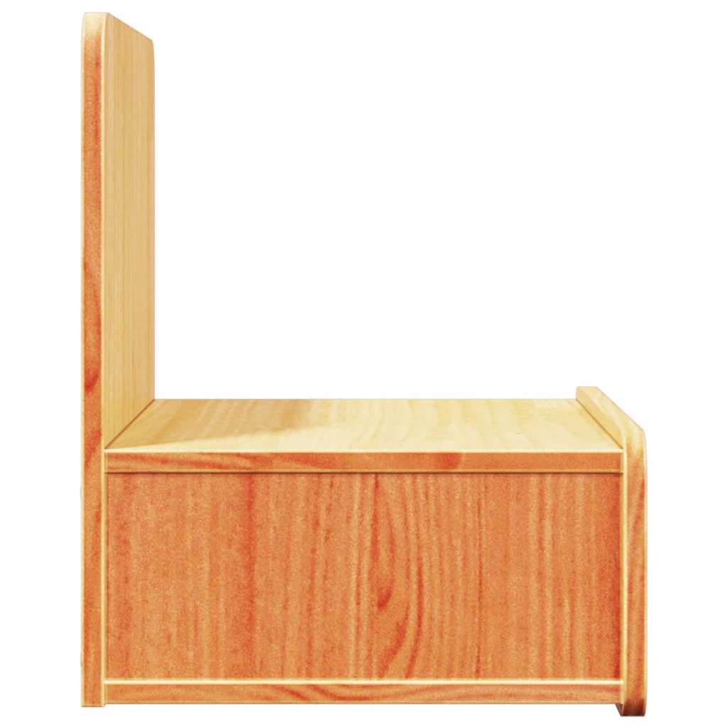 Comodino con cassetto-Tavolino da notte Marrone cerato 44 x 32,5 x 40 cm