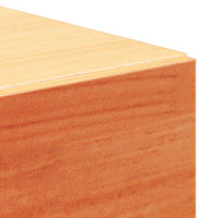 vidaXL Comodino con cassetto 2 pcs Cera marrone 42 x 32.5 x 40 cm