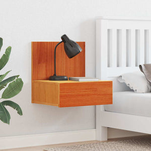 Comodino con cassetto 2 pz-Set di 2 Tavolino da notte Marrone cerato 42 x 32,5 x 40 cm