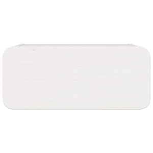 vidaXL Comodino Bianco 39 x 34 x 16.5 cm Legno di pino massello