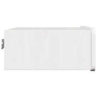 Comodino 2 pz-Set di 2 Tavolino da notte Bianco 39 x 34 x 16,5 cm Legno di pino massello