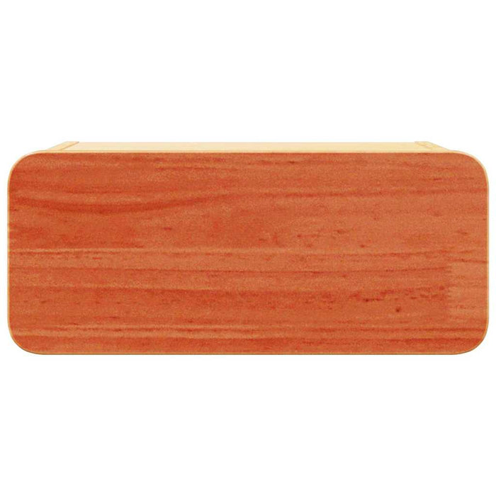 Comodino con cassetto-Tavolino da notte Marrone cerato 39 x 34 x 16,5 cm