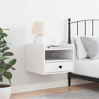 vidaXL Comodino Bianco 38 x 36 x 29.5 cm Legno di pino massello