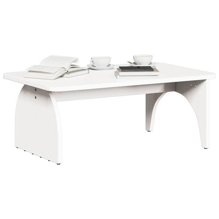 Tavolino da salotto Bianco 80 x 50 x 31 cm 873518