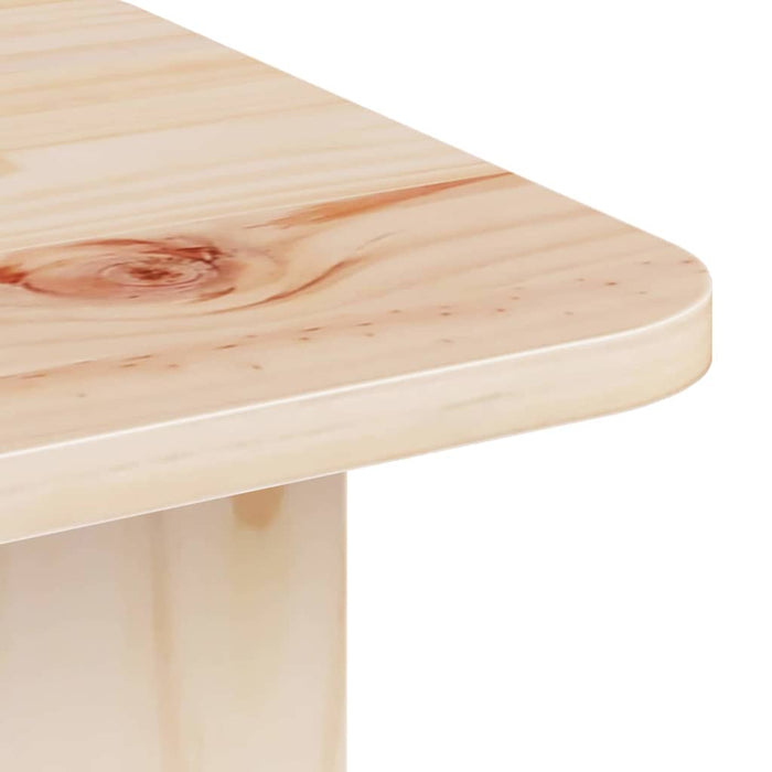 vidaXL Tavolino da salotto Naturale 80 x 39.5 x 33.5 cm