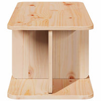 vidaXL Tavolino da salotto Naturale 80 x 39.5 x 33.5 cm