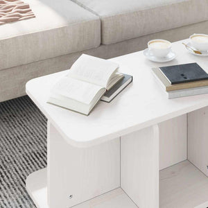Tavolino da salotto Bianco 80 x 39.5 x 33.5 cm 873521