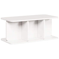 vidaXL Tavolino da salotto Bianco 80 x 39.5 x 33.5 cm