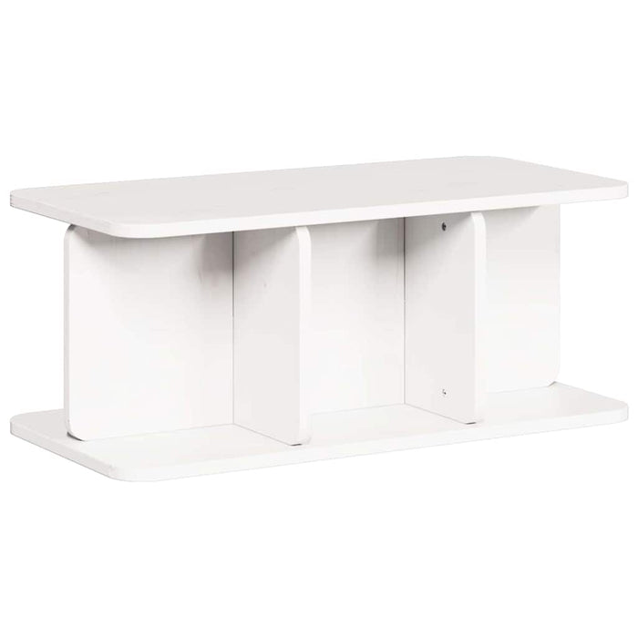vidaXL Tavolino da salotto Bianco 80 x 39.5 x 33.5 cm