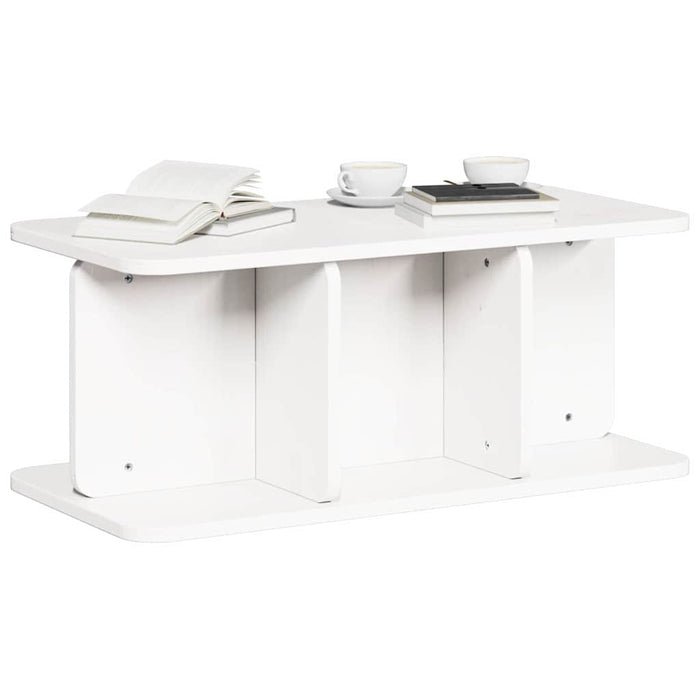 vidaXL Tavolino da salotto Bianco 80 x 39.5 x 33.5 cm