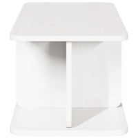 vidaXL Tavolino da salotto Bianco 80 x 39.5 x 33.5 cm