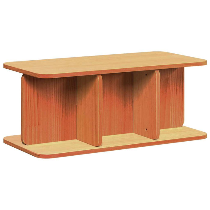 vidaXL Tavolino da salotto Cera marrone 80 x 39.5 x 33.5 cm