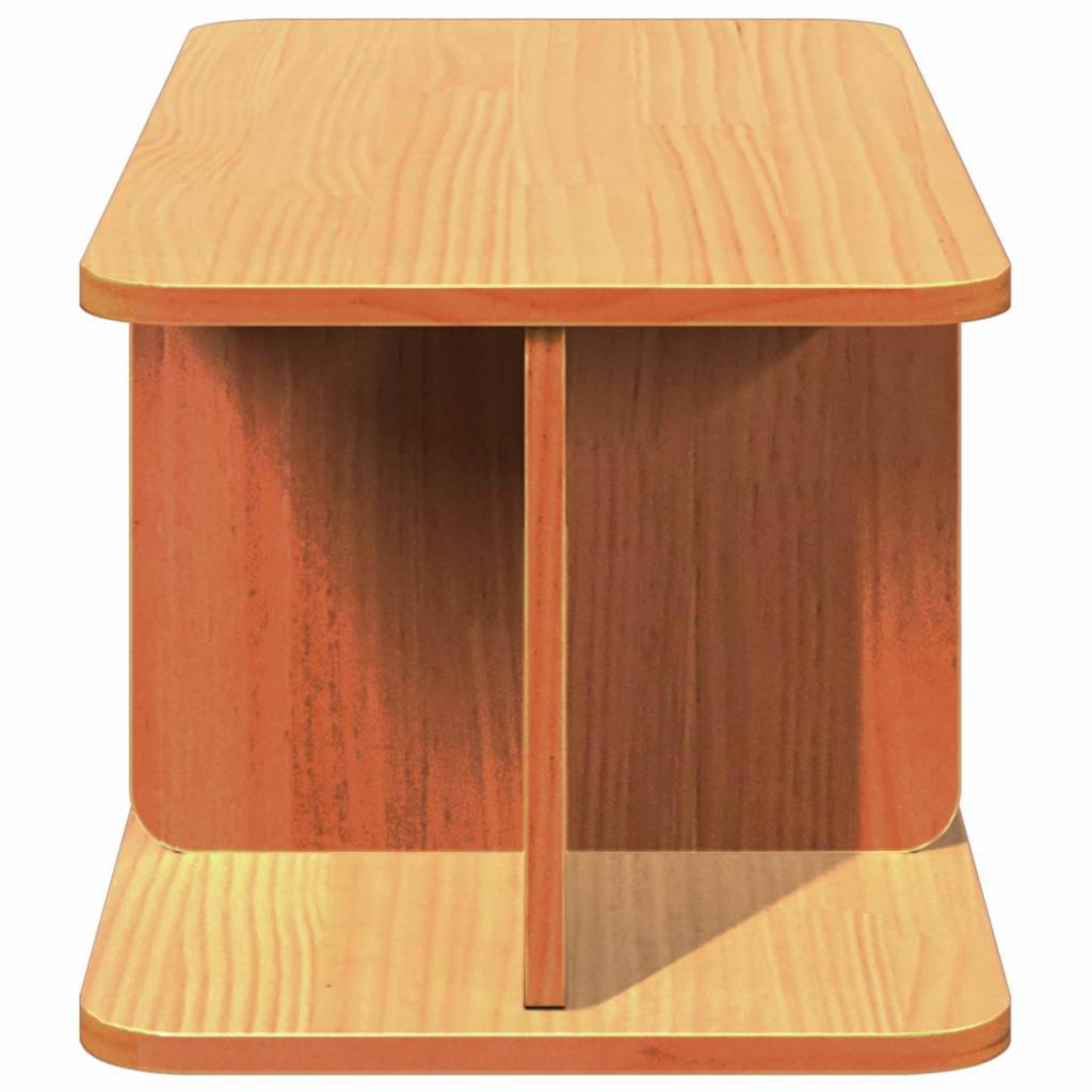 vidaXL Tavolino da salotto Cera marrone 80 x 39.5 x 33.5 cm