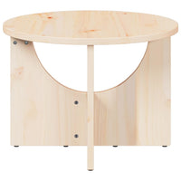 vidaXL Tavolino da salotto Naturale 50 x 50 x 35 cm