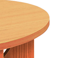 Tavolino da salotto Cera marrone 50 x 50 x 35 cm 873531