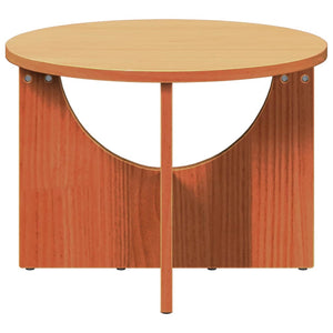 vidaXL Tavolino da salotto Cera marrone 50 x 50 x 35 cm