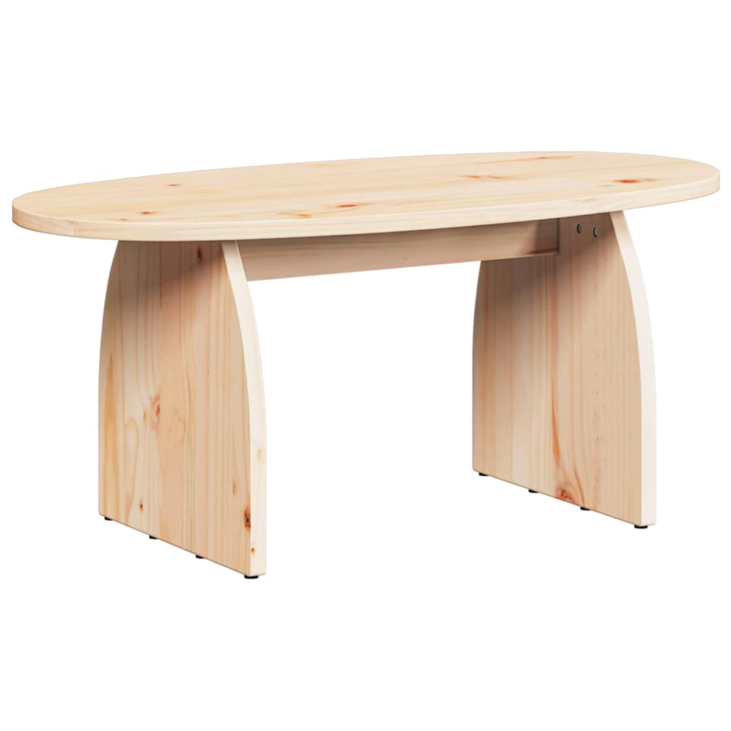 vidaXL Tavolino da salotto Naturale 80 x 40 x 35 cm
