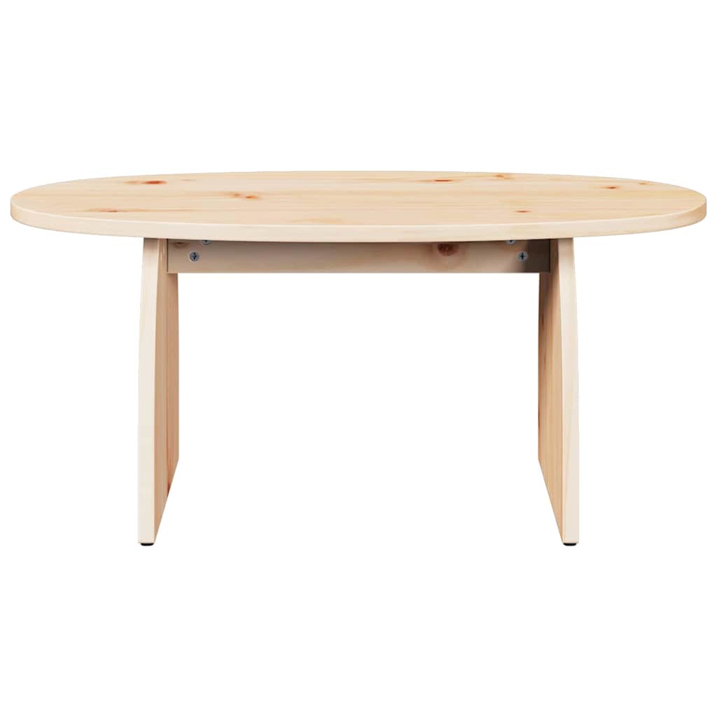 vidaXL Tavolino da salotto Naturale 80 x 40 x 35 cm