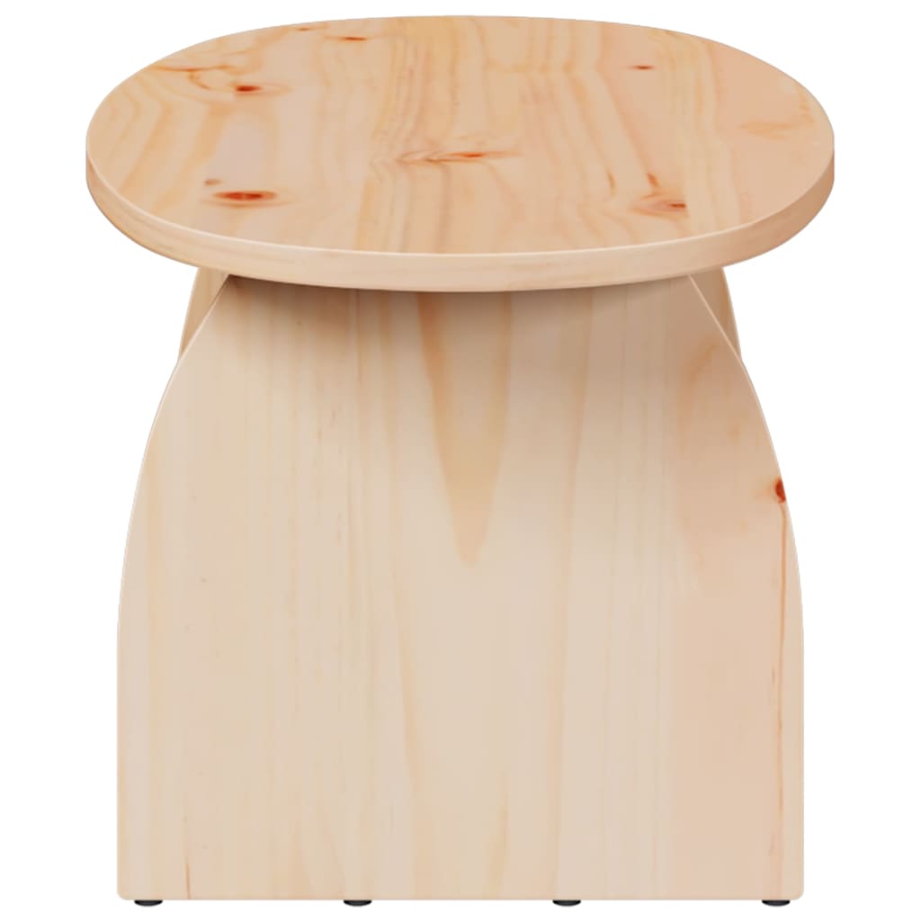 vidaXL Tavolino da salotto Naturale 80 x 40 x 35 cm