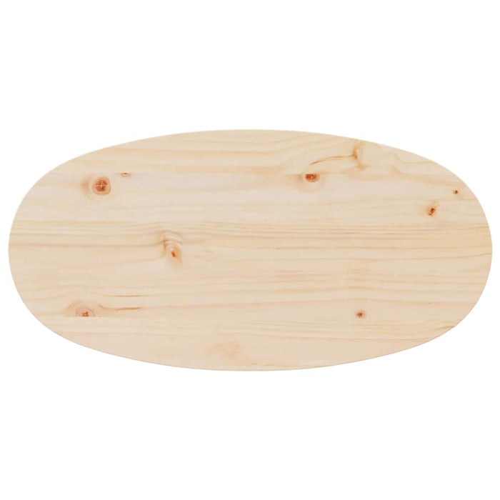 vidaXL Tavolino da salotto Naturale 80 x 40 x 35 cm