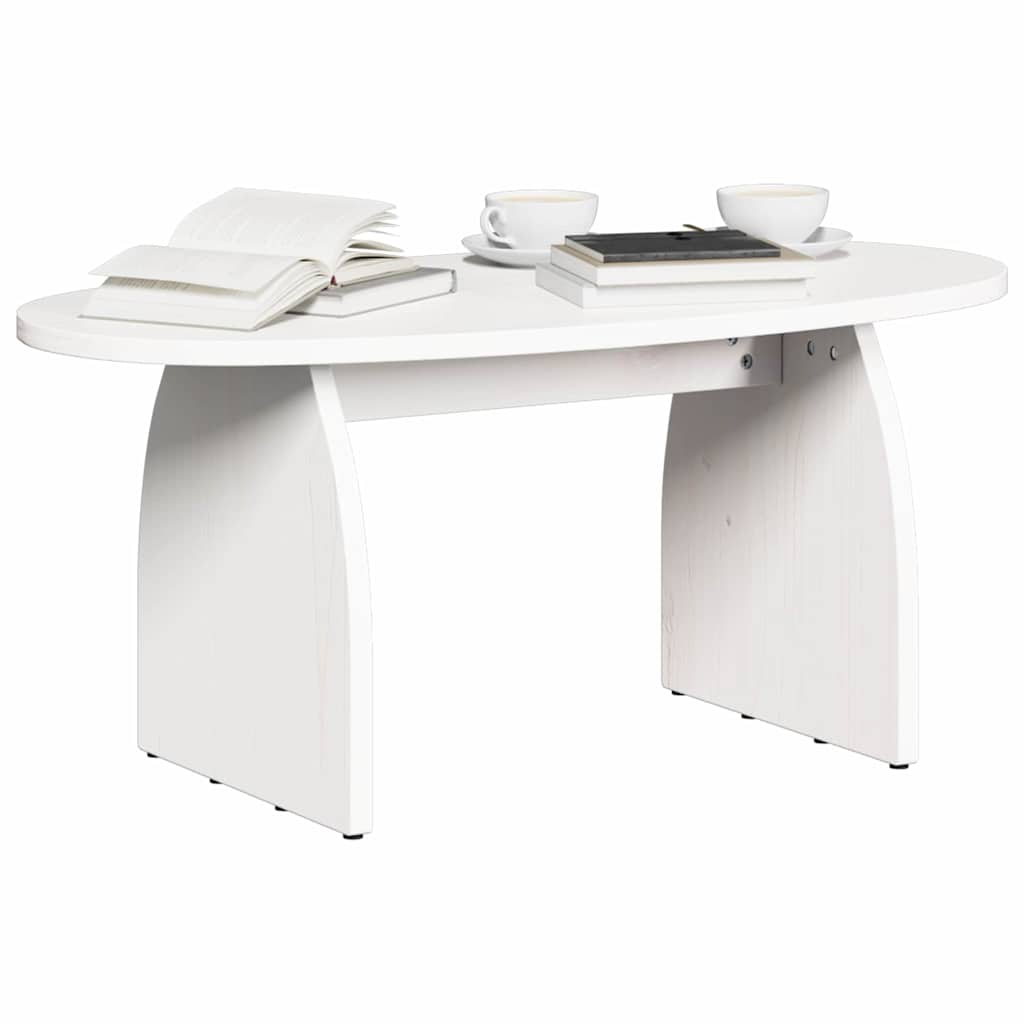 vidaXL Tavolino da salotto Bianco 80 x 40 x 35 cm