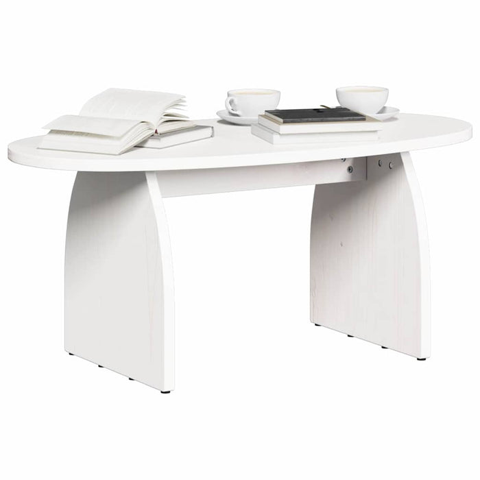 vidaXL Tavolino da salotto Bianco 80 x 40 x 35 cm
