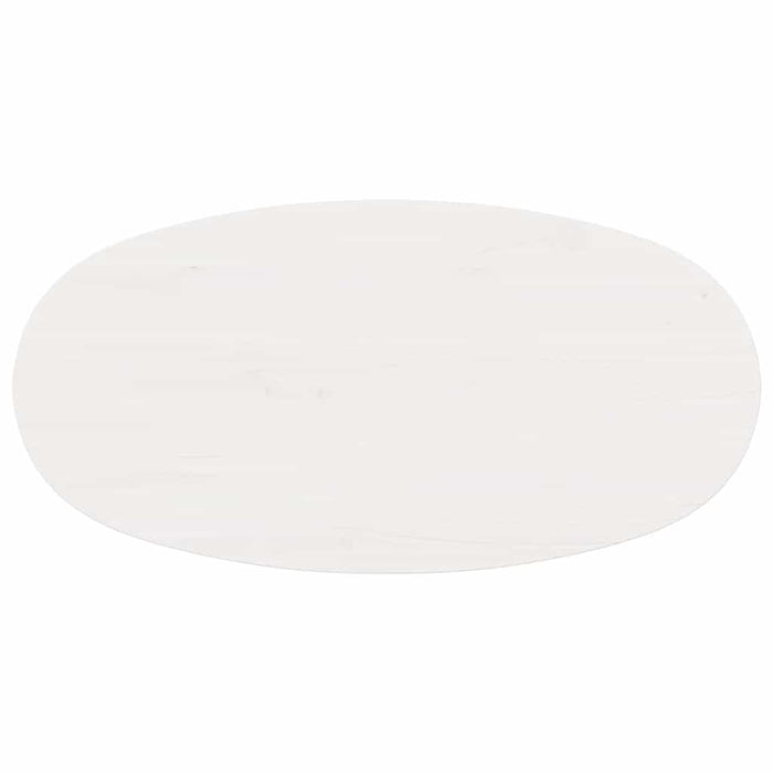 vidaXL Tavolino da salotto Bianco 80 x 40 x 35 cm
