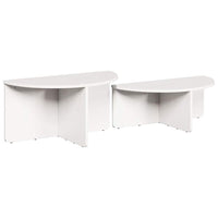 Tavolino da salotto 2 pcs Bianco 79 x 39.5 x 40 cm 873536