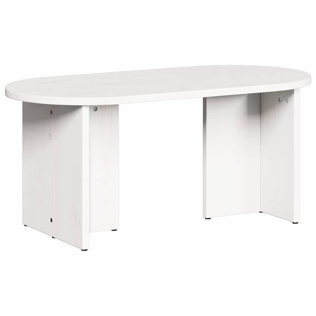 vidaXL Tavolino da salotto Bianco 80 x 39.5 x 35 cm