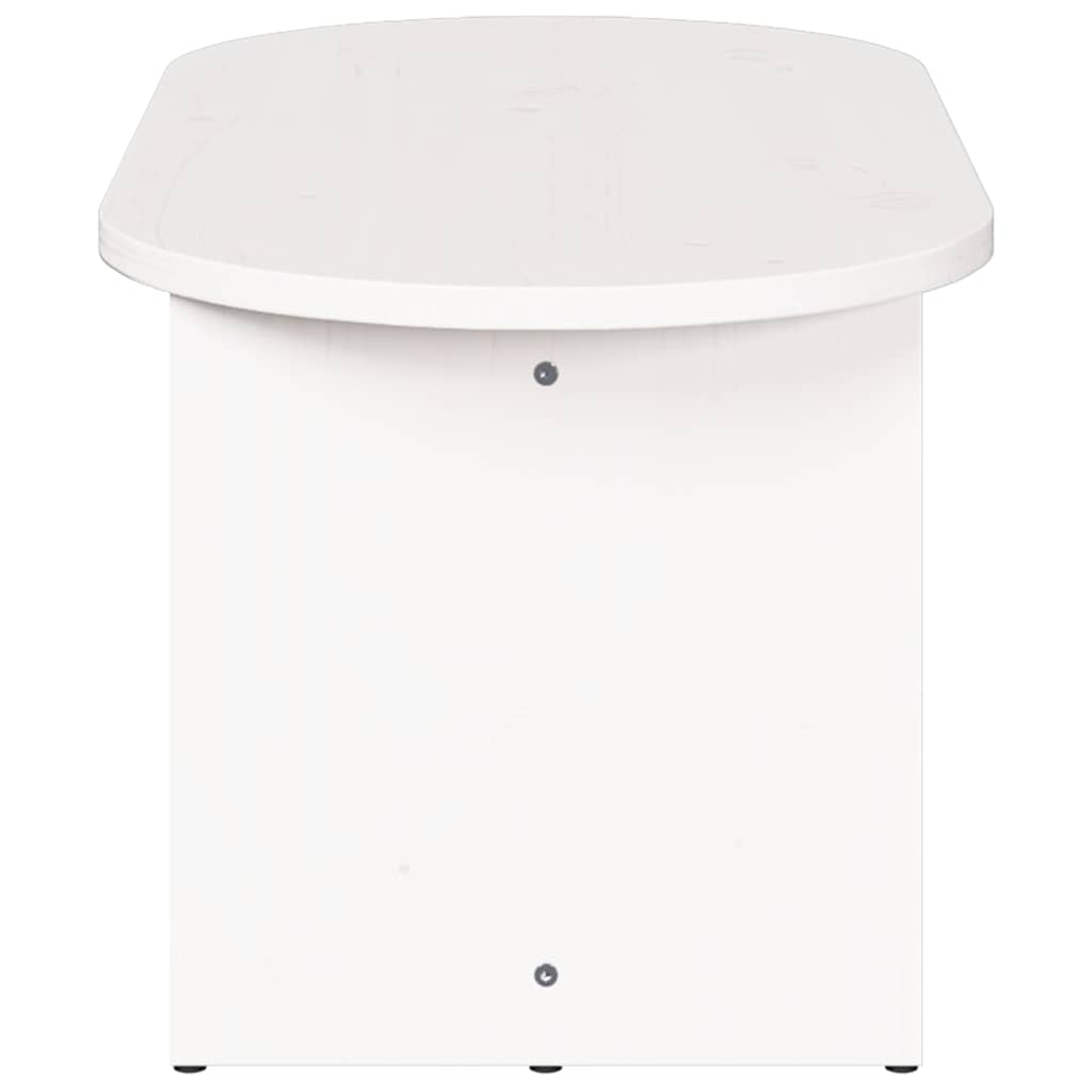 vidaXL Tavolino da salotto Bianco 80 x 39.5 x 35 cm