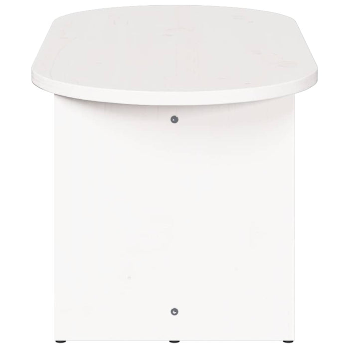 vidaXL Tavolino da salotto Bianco 80 x 39.5 x 35 cm