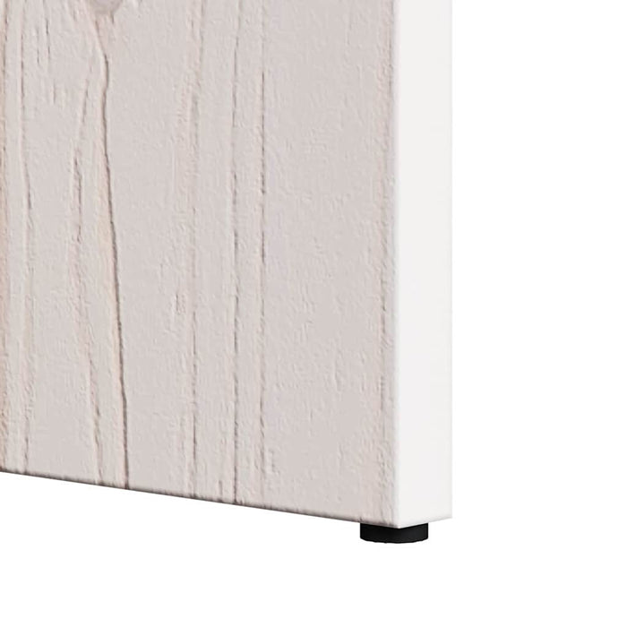 vidaXL Tavolino da salotto 2 pcs Bianco 49 x 49 x 28 cm