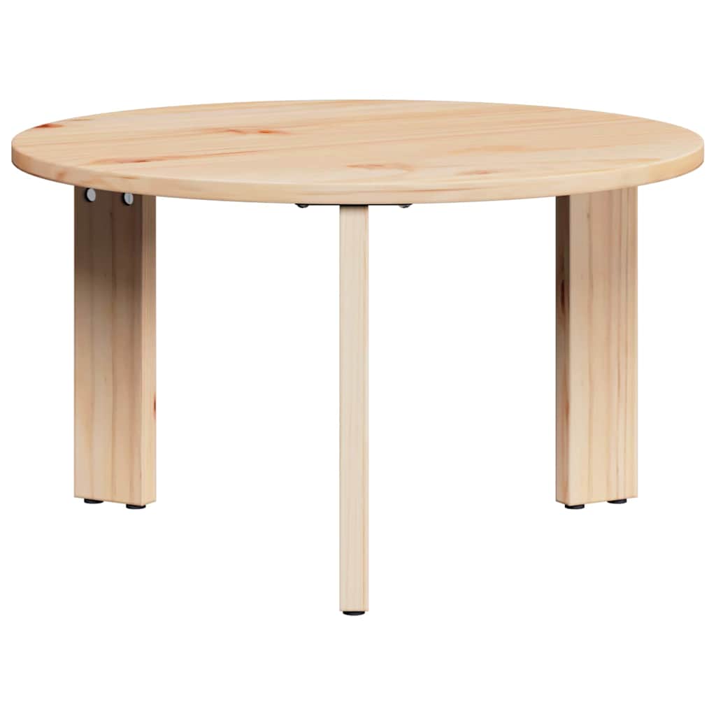 vidaXL Tavolino da salotto 2 pcs Naturale 47.5 x 47.5 x 27 cm