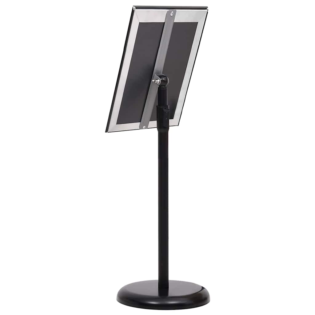 A3 Pedestal Poster Stands 2 pcs Alluminio Nero 3385631