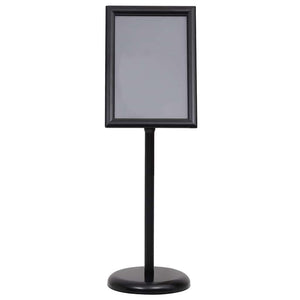 A3 Pedestal Poster Stands 2 pcs Alluminio Nero 3385631