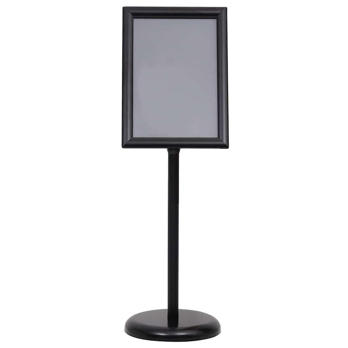 A3 Pedestal Poster Stands 2 pcs Alluminio Nero 3385631