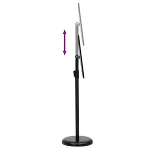 A3 Pedestal Poster Stands 2 pcs Alluminio Nero 3385631