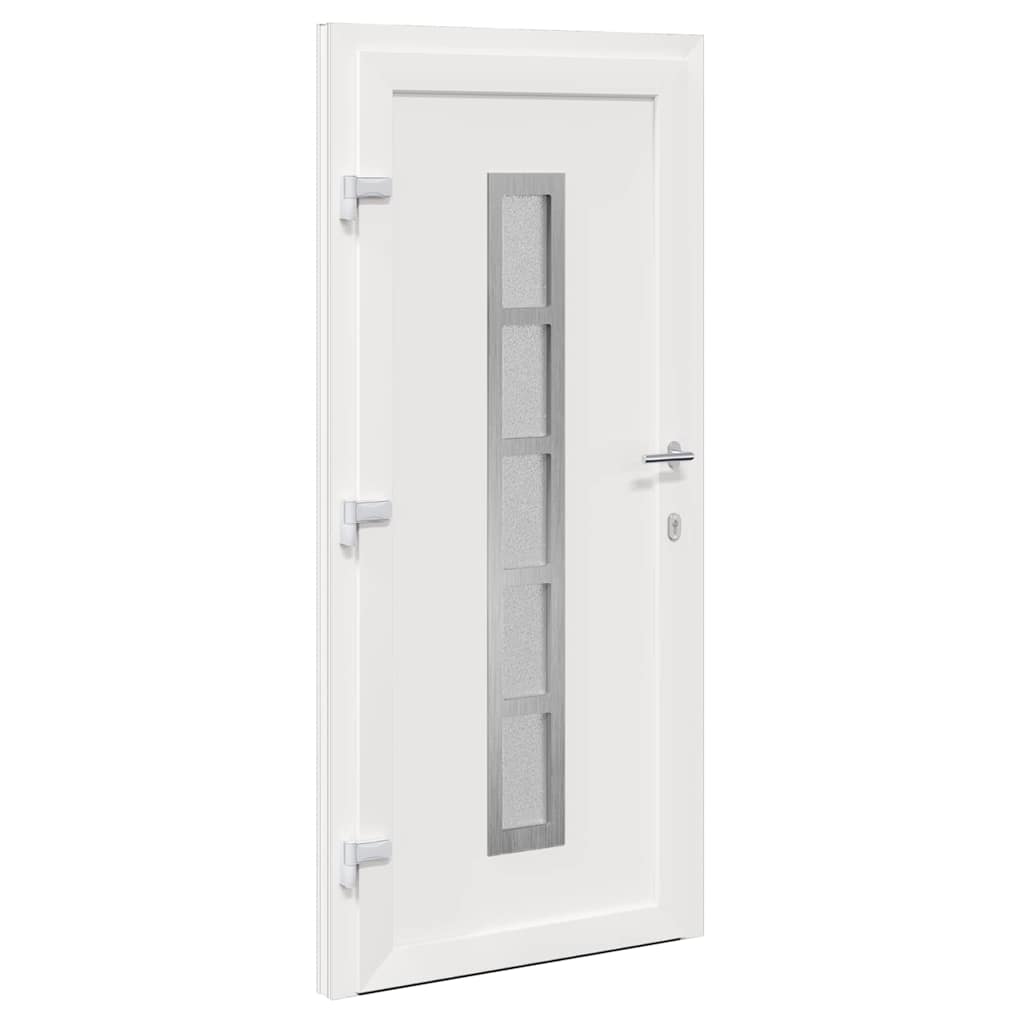 vidaXL Porta Frontale Bianco PVC