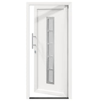 vidaXL Porta Frontale Bianco PVC