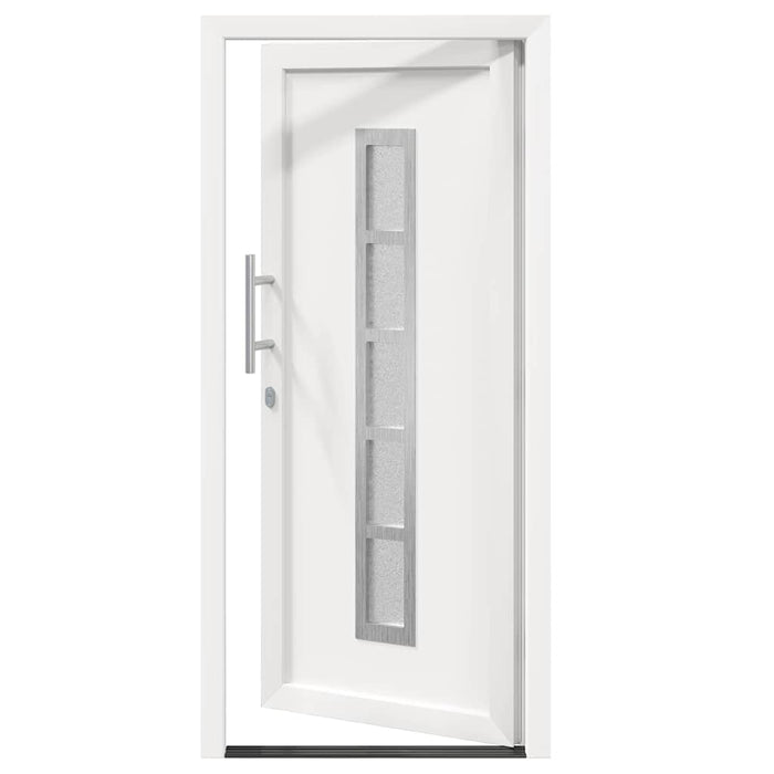 vidaXL Porta Frontale Bianco PVC